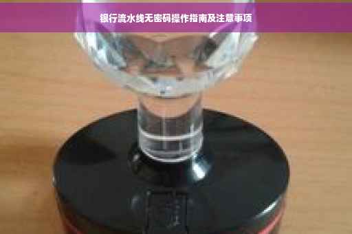 银行流水线无密码操作指南及注意事项