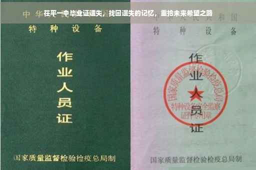 茌平一中毕业证遗失，找回遗失的记忆，重拾未来希望之路