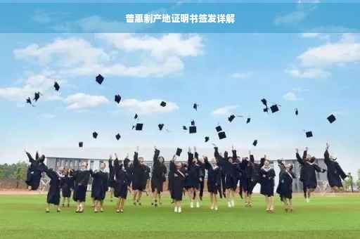 普惠制产地证明书签发详解