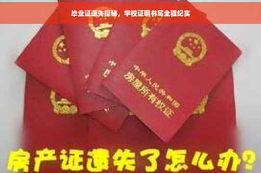 毕业证遗失探秘，学校证明书写全程纪实
