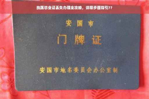 执医毕业证丢失办理全攻略，详细步骤指引??