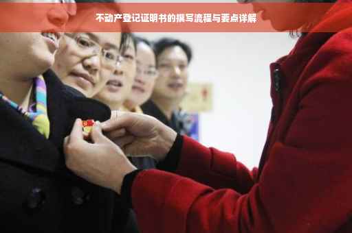 不动产登记证明书的撰写流程与要点详解