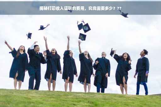 揭秘打印收入证明的费用，究竟需要多少？??