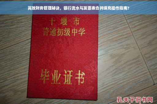 高效财务管理秘诀，银行流水与发票表合并填充操作指南?