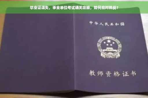 毕业证遗失，事业单位考试通关攻略，如何应对挑战？