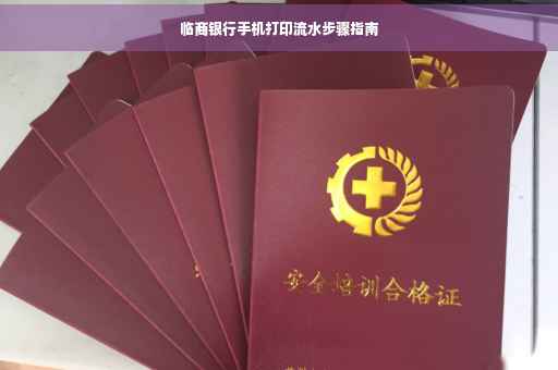 临商银行手机打印流水步骤指南