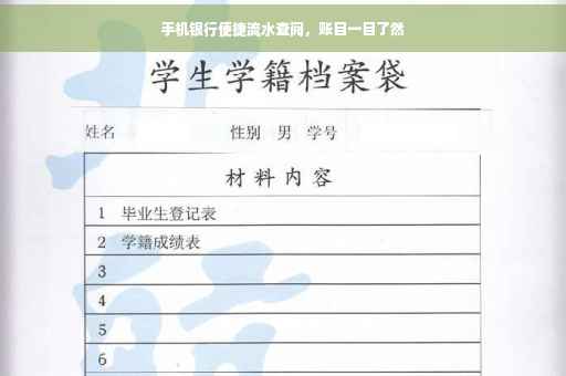 手机银行便捷流水查阅，账目一目了然