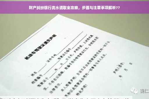 财产纠纷银行流水调取全攻略，步骤与注意事项解析??