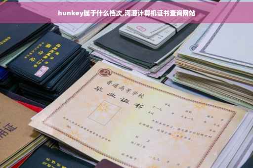 hunkey属于什么档次,河源计算机证书查询网站