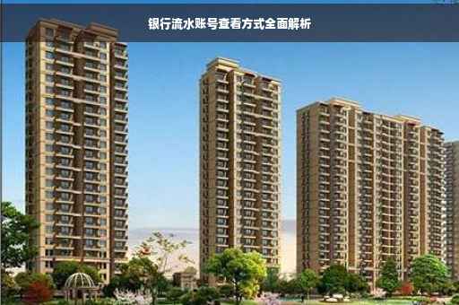 银行流水账号查看方式全面解析
