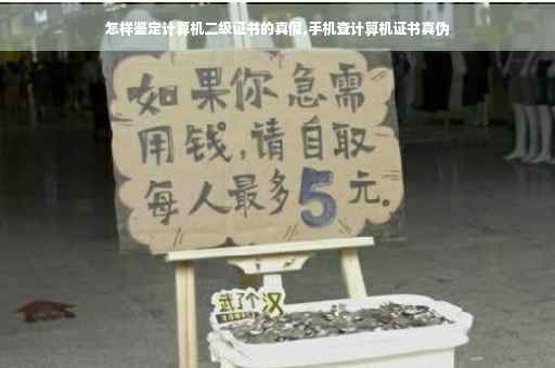 怎样鉴定计算机二级证书的真假,手机查计算机证书真伪