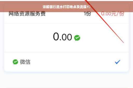 详解银行流水打印地点及流程?✨