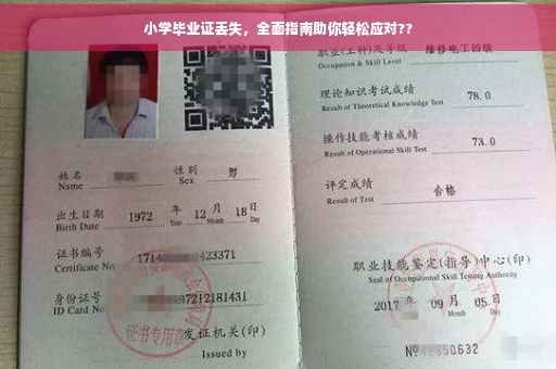 小学毕业证丢失，全面指南助你轻松应对??