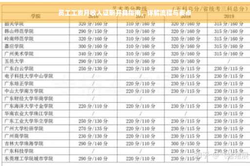 员工工资月收入证明开具指南，详解流程与要点