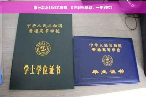 银行流水打印全攻略，DIY轻松获取，一步到位！