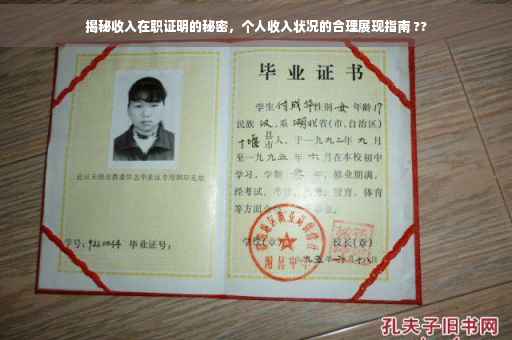 揭秘收入在职证明的秘密，个人收入状况的合理展现指南 ??