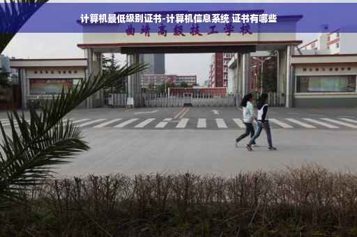 计算机最低级别证书-计算机信息系统 证书有哪些