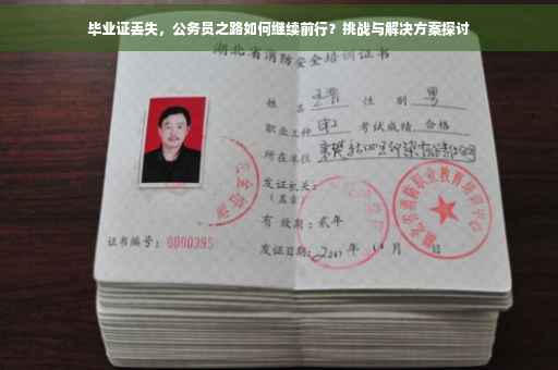 毕业证丢失，公务员之路如何继续前行？挑战与解决方案探讨