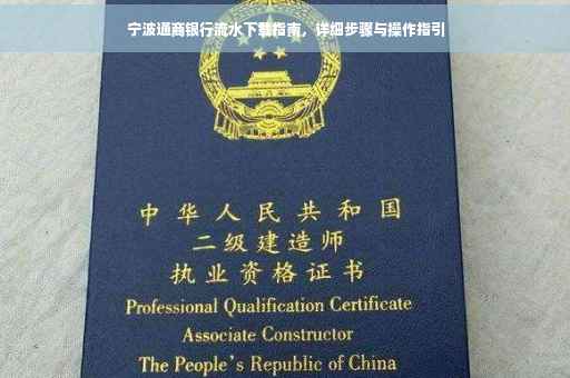 宁波通商银行流水下载指南，详细步骤与操作指引