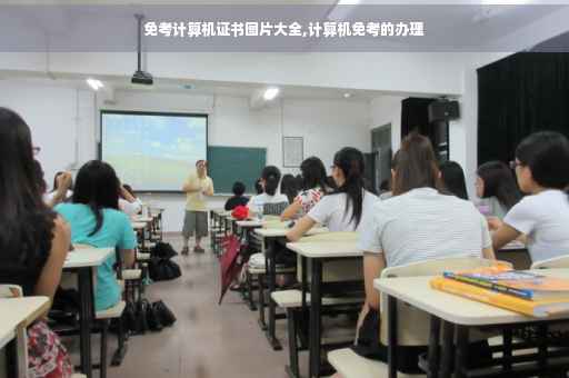 免考计算机证书图片大全,计算机免考的办理