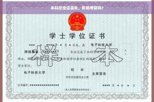 本科毕业证丢失，影响考研吗？
