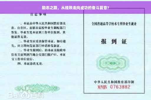 励志之路，从挫败走向成功的奋斗篇章?