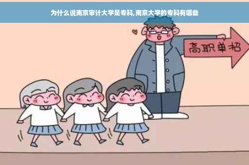 为什么说南京审计大学是专科,南京大学的专科有哪些