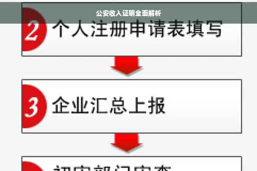 公安收入证明全面解析