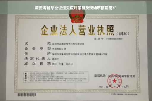 教资考试毕业证遗失应对策略及现场审核指南?✨