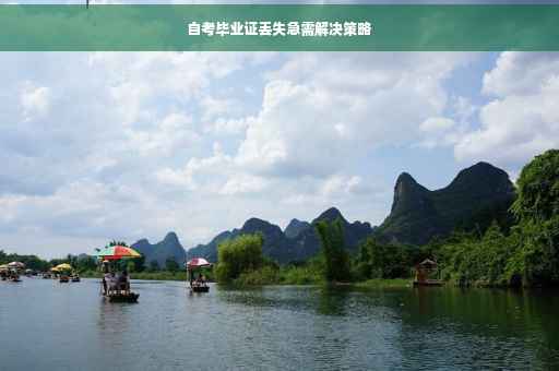 自考毕业证丢失急需解决策略