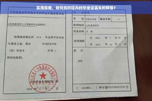 实用指南，如何应对征兵时毕业证丢失的烦恼？