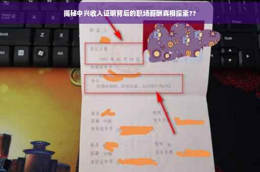 揭秘中兴收入证明背后的职场薪酬真相探索??