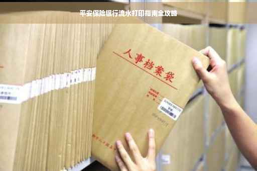 平安保险银行流水打印指南全攻略