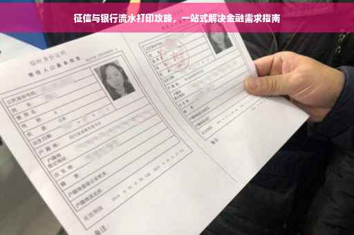 征信与银行流水打印攻略，一站式解决金融需求指南