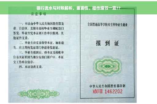 银行流水与对账解析，重要性、操作细节一览??