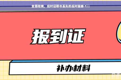 全面指南，应对证明书丢失的应对策略 ?⚡️