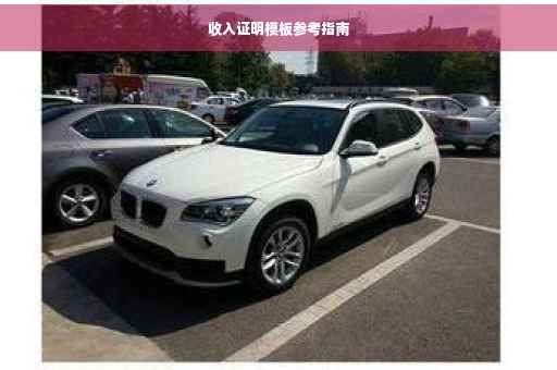 收入证明模板参考指南
