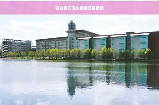 微众银行流水查询明细指南