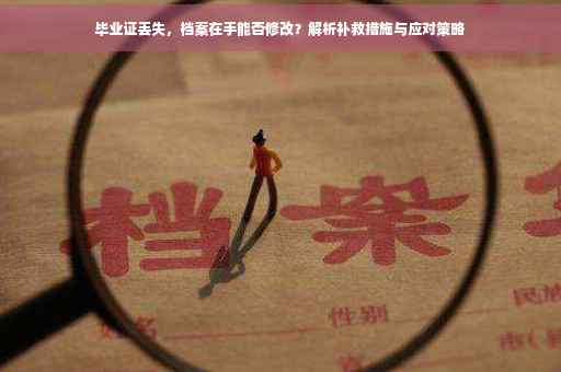 毕业证丢失，档案在手能否修改？解析补救措施与应对策略