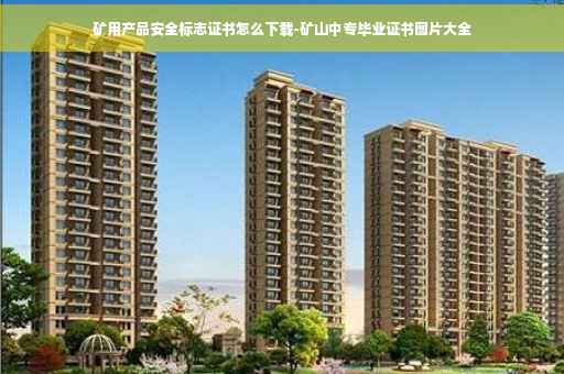 矿用产品安全标志证书怎么下载-矿山中专毕业证书图片大全