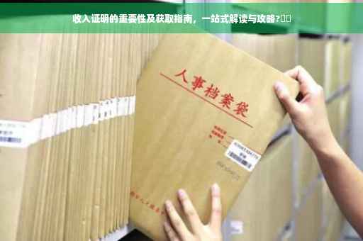 收入证明的重要性及获取指南，一站式解读与攻略?⚡️