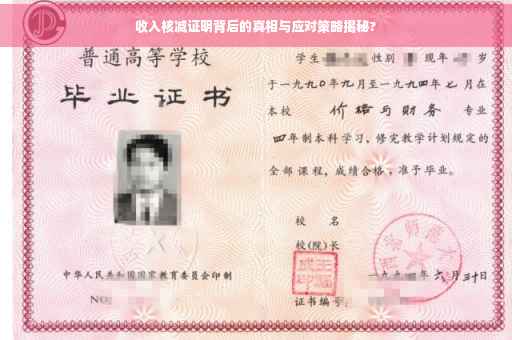 收入核减证明背后的真相与应对策略揭秘?