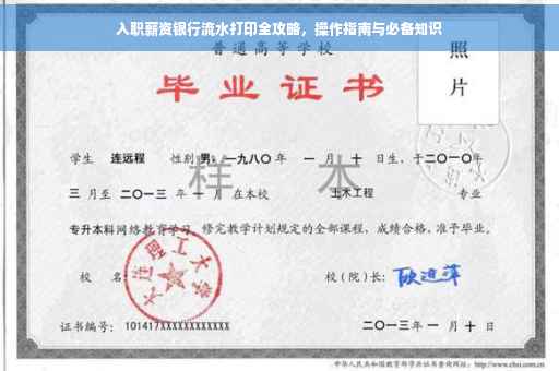 入职薪资银行流水打印全攻略，操作指南与必备知识