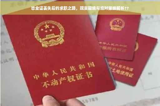 毕业证丢失后的求职之路，现实困境与应对策略解析??