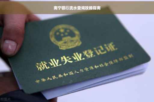 南宁银行流水查询攻略指南