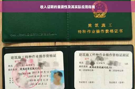收入证明的重要性及其实际应用指南