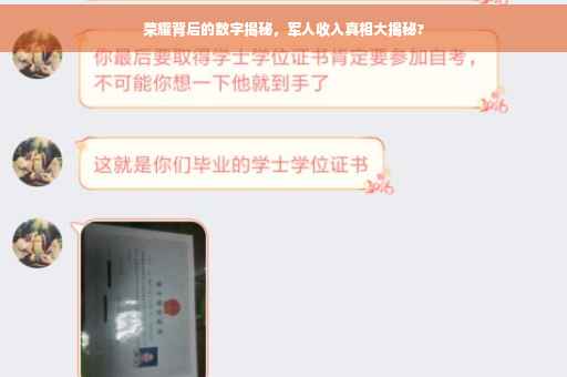 荣耀背后的数字揭秘，军人收入真相大揭秘?