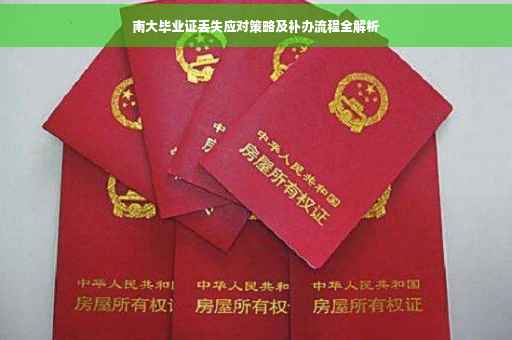 南大毕业证丢失应对策略及补办流程全解析