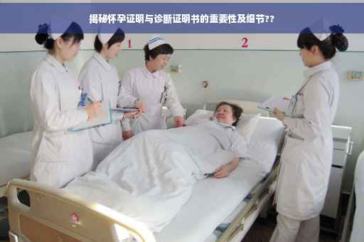 揭秘怀孕证明与诊断证明书的重要性及细节??
