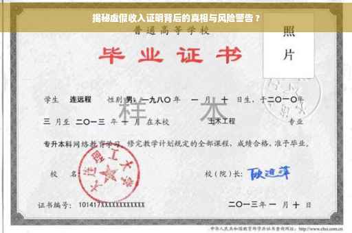 揭秘虚假收入证明背后的真相与风险警告 ?